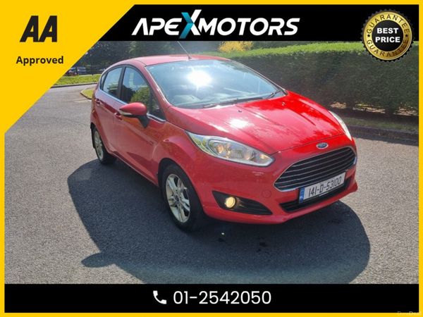 Ford Fiesta Hatchback, Petrol, 2014, Red