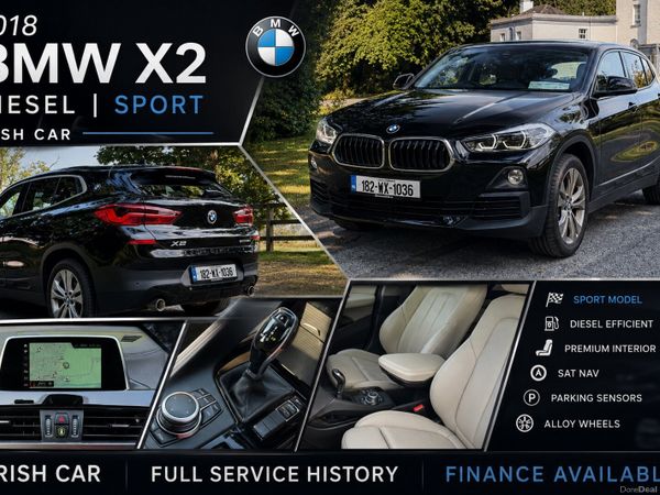 BMW X2 Estate, Diesel, 2018, Black