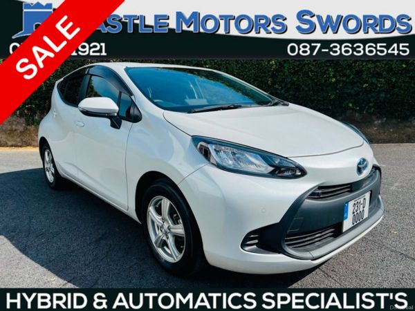 Toyota Aqua Hatchback, Petrol Hybrid, 2023, White