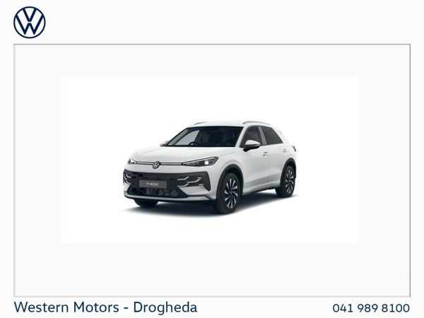 Volkswagen T-Roc SUV, Petrol, 2026, White