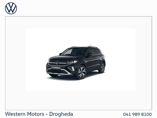 Volkswagen T-Cross SUV, Petrol, 2026, Black