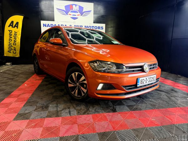 Volkswagen Polo Hatchback, Petrol, 2018, Orange