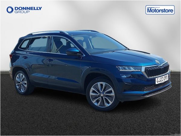 Skoda Karoq Estate, Petrol, 2023, Blue