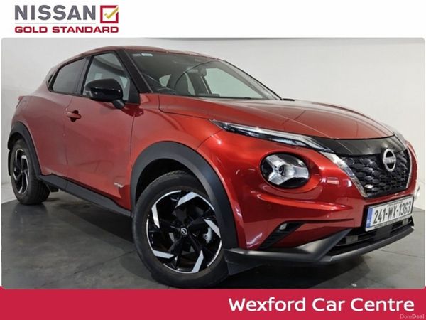 Nissan Juke SUV, Petrol Hybrid, 2024, Red