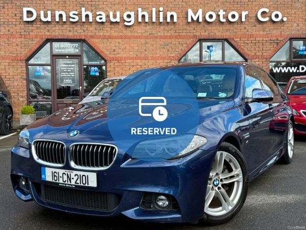 BMW 5-Series Saloon, Diesel, 2016, Blue