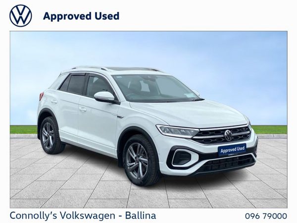Volkswagen T-Roc SUV, Petrol, 2023, White