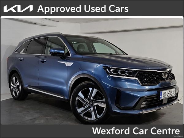 Kia Sorento SUV, Petrol Plug-in Hybrid, 2021, Blue