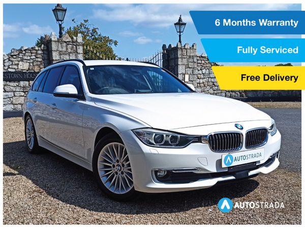 BMW 3-Series Estate, Diesel, 2014, White
