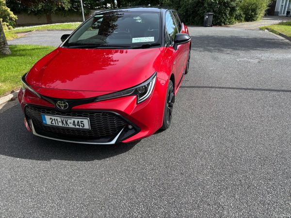 Toyota Corolla Hatchback, Petrol Hybrid, 2021, Red