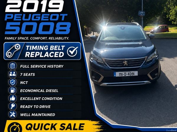 Peugeot 5008 MPV, Diesel, 2019, Blue
