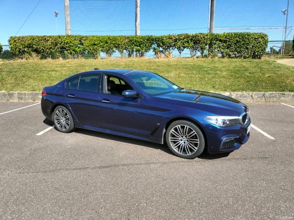 BMW 5-Series Saloon, Petrol Plug-in Hybrid, 2018, Blue