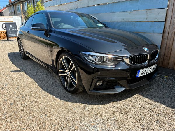 BMW 4-Series Coupe, Petrol, 2018, Black
