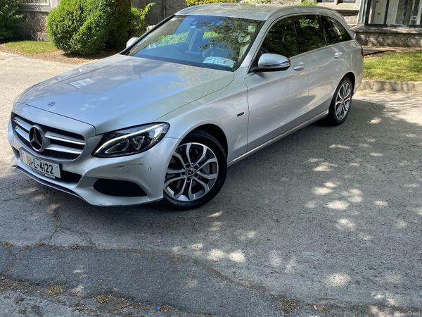 Mercedes-Benz C-Class Estate, Petrol Plug-in Hybrid, 2018, Silver