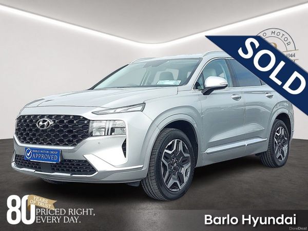 Hyundai Santa Fe SUV, Petrol Plug-in Hybrid, 2022, Silver