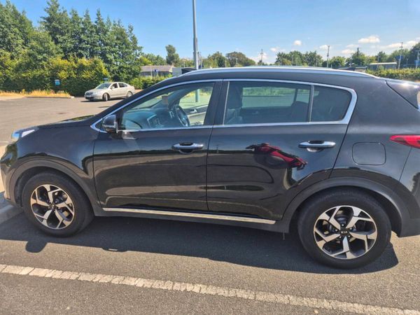 Kia Sportage SUV, Diesel Hybrid, 2020, Black