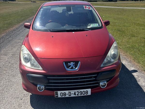 Peugeot 307 Hatchback, Petrol, 2008, Red
