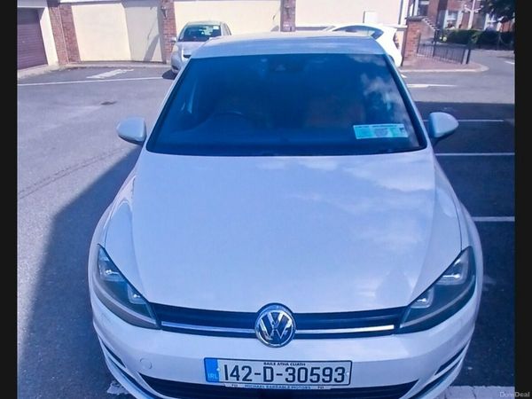 Volkswagen Golf Hatchback, Petrol, 2014, White