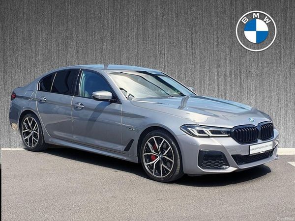 BMW 5-Series Saloon, Petrol Plug-in Hybrid, 2022, Grey
