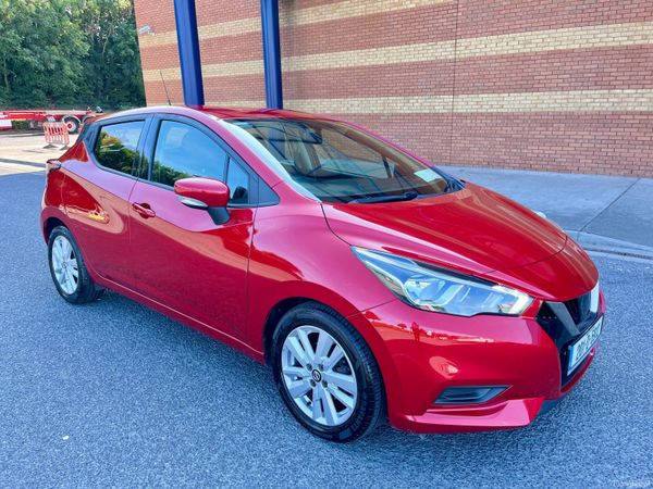 Nissan Micra Hatchback, Petrol, 2020, Red
