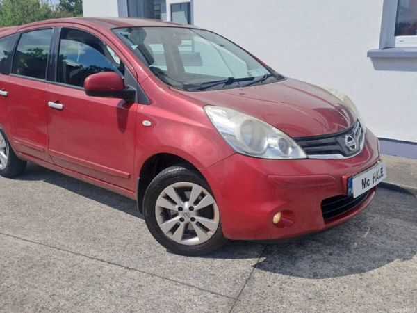 Nissan Note MPV, Petrol, 2012, Red