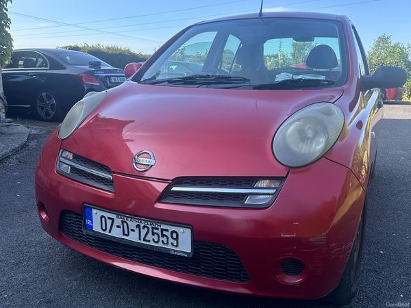 Nissan Micra Hatchback, Petrol, 2007, Red