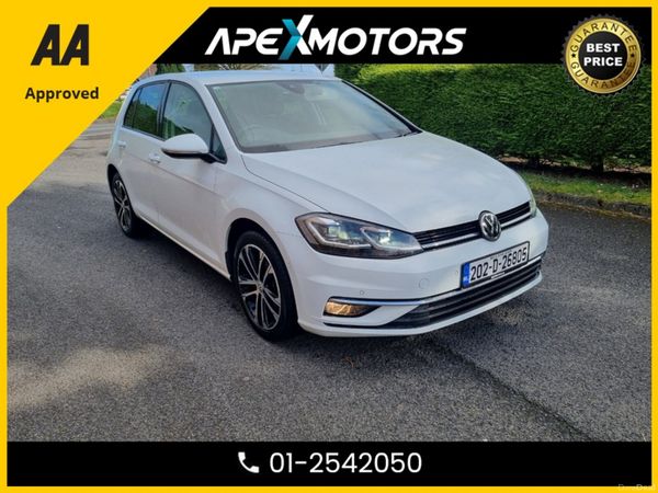 Volkswagen Golf Hatchback, Diesel, 2020, White