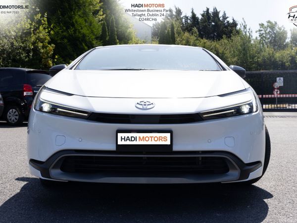 Toyota Prius Saloon, Petrol Hybrid, 2023, White