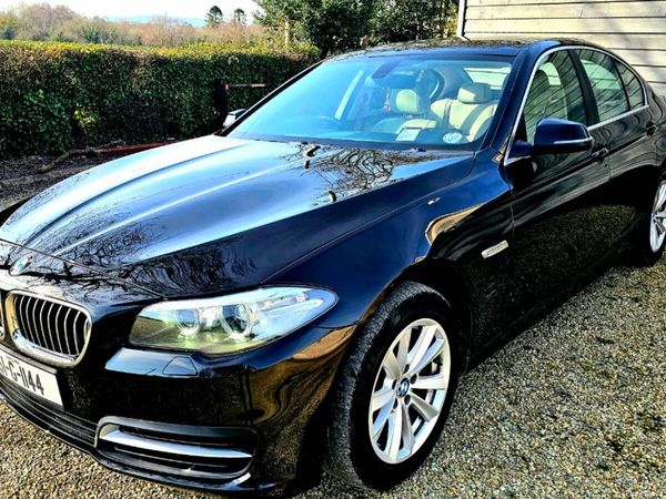 BMW 5-Series Saloon, Diesel, 2015, Black