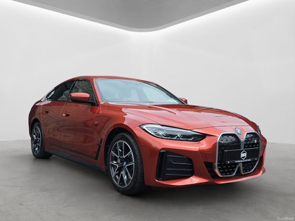 BMW i4 Coupe, Electric, 2022, Orange