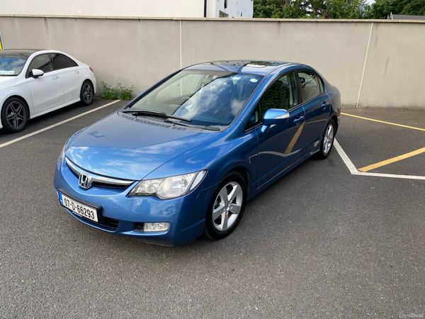 Honda Civic Saloon, Petrol, 2007, Blue