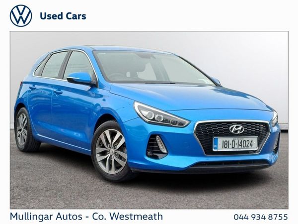 Hyundai i30 Hatchback, Petrol, 2018, Blue