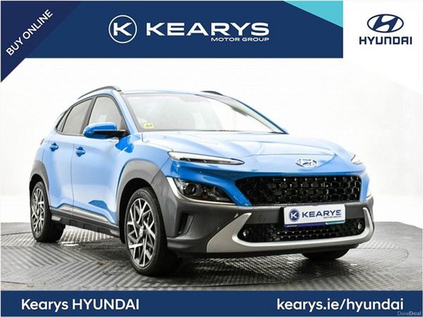 Hyundai KONA SUV, Petrol Hybrid, 2023, Blue