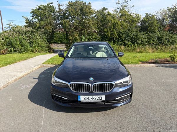BMW 5-Series Saloon, Diesel, 2018, Blue