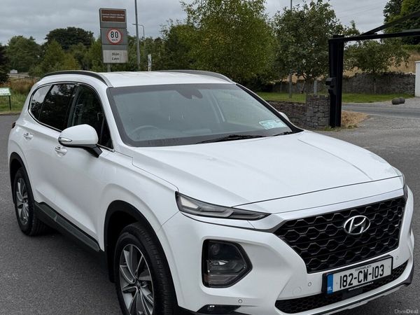 Hyundai Santa Fe SUV, Diesel, 2018, White