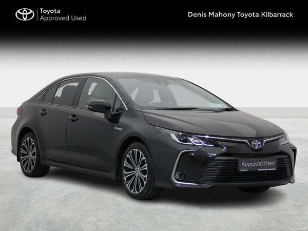 Toyota Corolla Saloon, Petrol Hybrid, 2021, Black