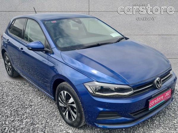 Volkswagen Polo Hatchback, Petrol, 2021, Blue