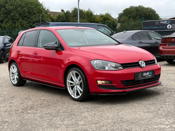 Volkswagen Golf Hatchback, Diesel, 2014, Red