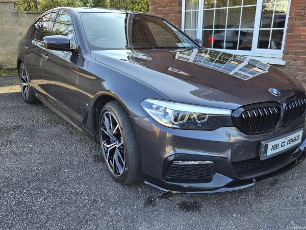 BMW 5-Series Saloon, Petrol Plug-in Hybrid, 2018, Grey