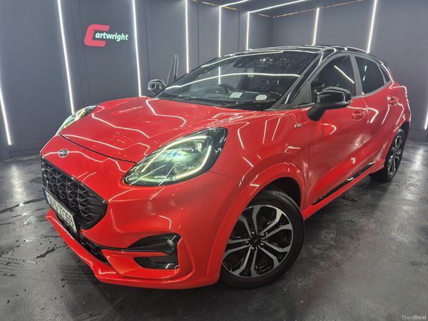 Ford Puma MPV, Petrol Hybrid, 2021, Red