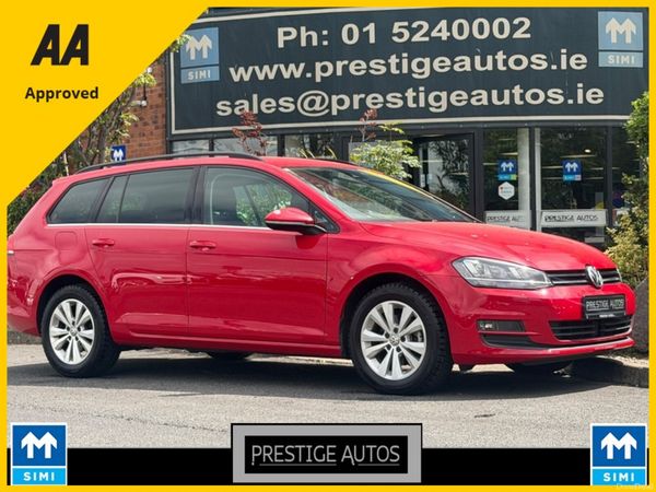 Volkswagen Golf Estate, Petrol, 2016, Red