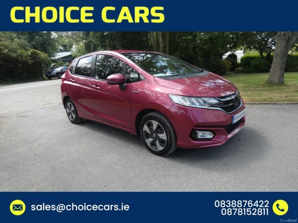Honda Fit Hatchback, Petrol Hybrid, 2019, Red