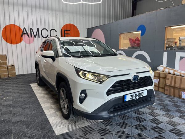 Toyota RAV4 SUV, Petrol Hybrid, 2021, White