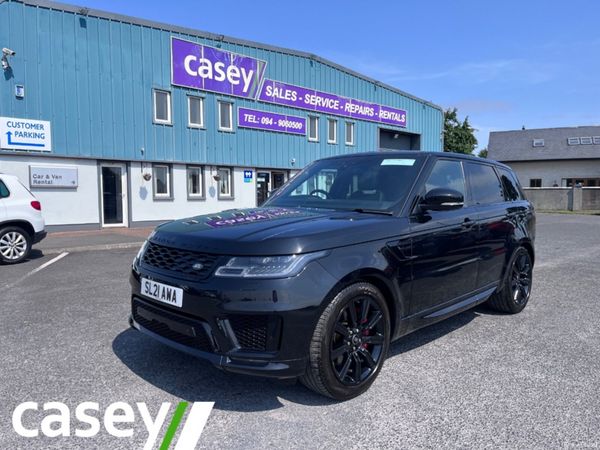 Land Rover Range Rover Sport Estate, Petrol Hybrid, 2021, Black