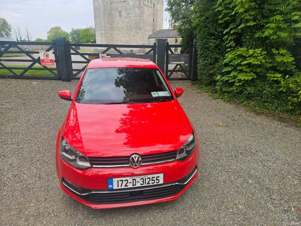 Volkswagen Polo Hatchback, Petrol, 2017, Red