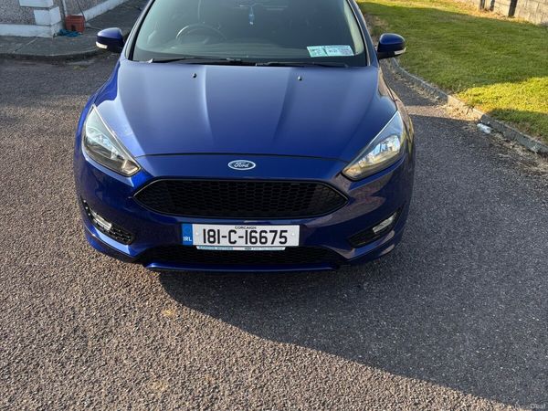 Ford Focus Hatchback, Petrol, 2018, Blue