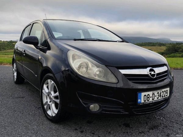 Opel Corsa Hatchback, Petrol, 2008, Black