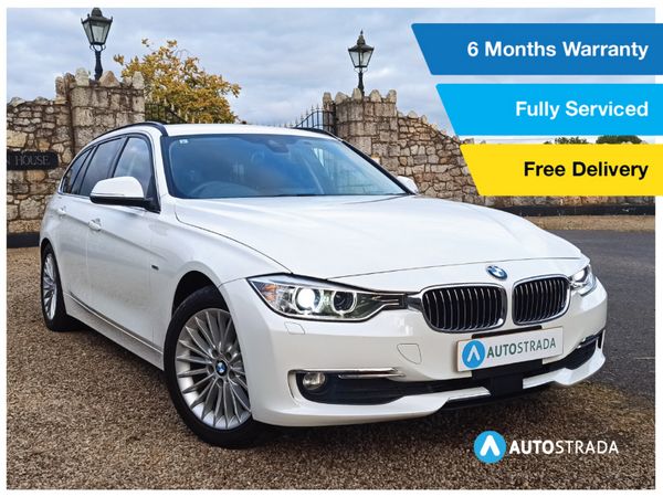 BMW 3-Series Estate, Diesel, 2015, White