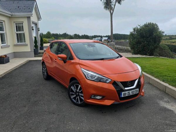 Nissan Micra Hatchback, Petrol, 2018, Orange