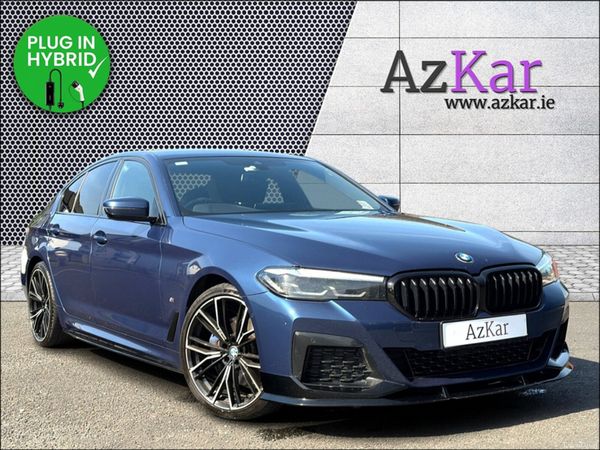 BMW 5-Series Saloon, Petrol Plug-in Hybrid, 2020, Blue