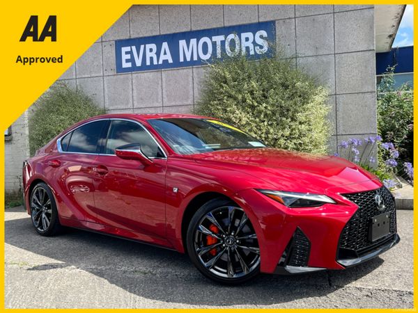 Lexus IS Saloon, Petrol Hybrid, 2023, Red